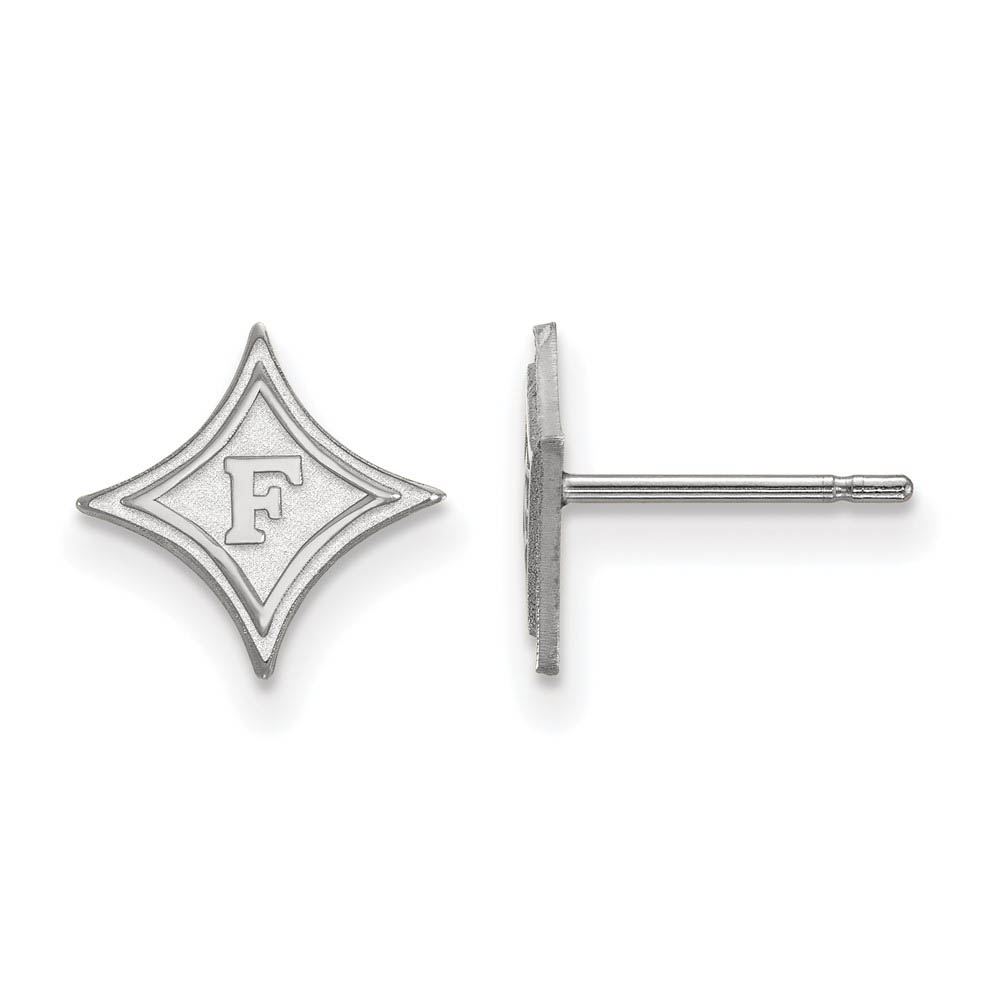 Sterling Silver Furman University (Tiny) Post Earrings