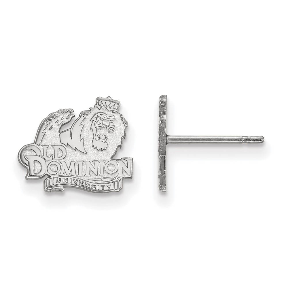 Sterling Silver Old Dominion University (Tiny) Post Earrings