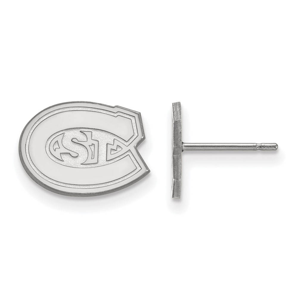 Sterling Silver St. Cloud State (Tiny) Post Earrings