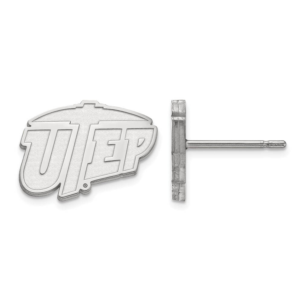 Sterling Silver University of Texas El Paso (Tiny) Post Earrings