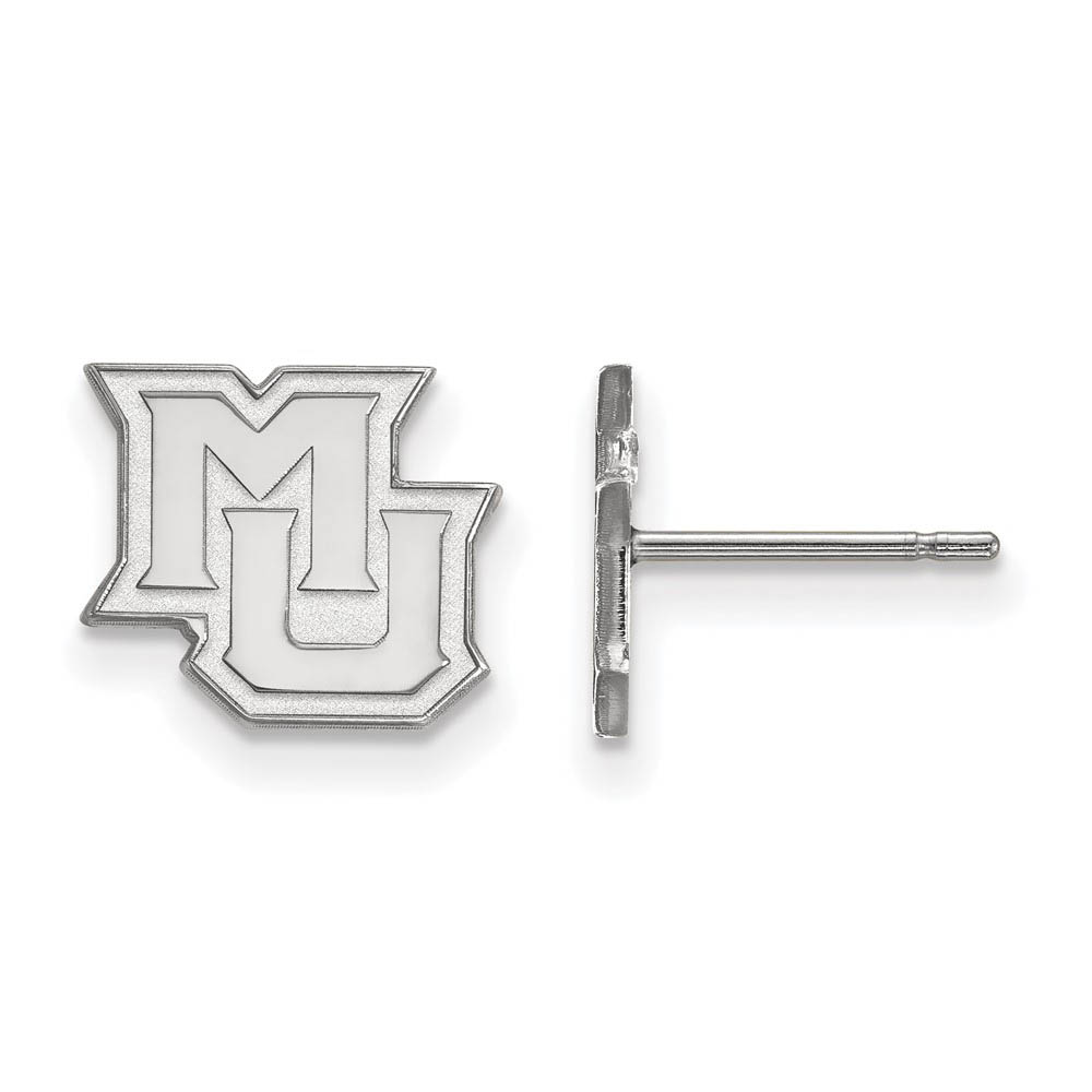 Sterling Silver Marquette University (Tiny) Post Earrings