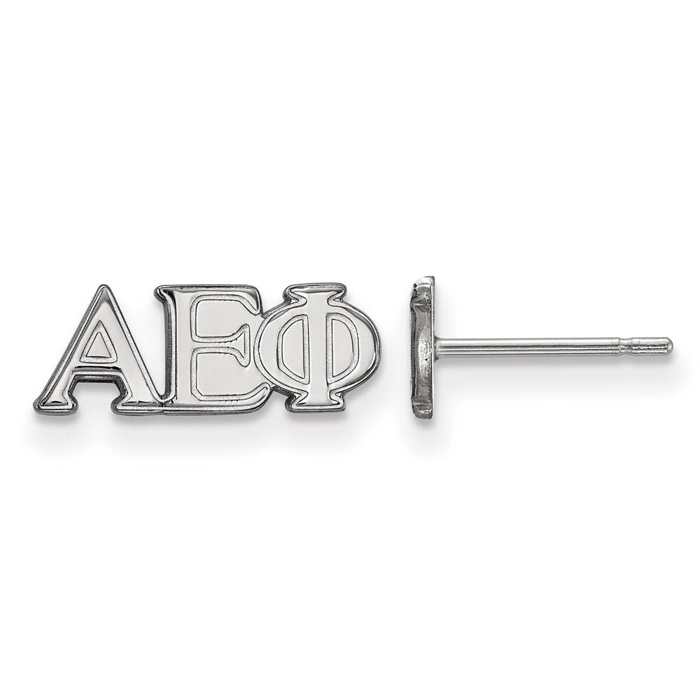 Sterling Silver Alpha Epsilon Phi Greek Post Earrings