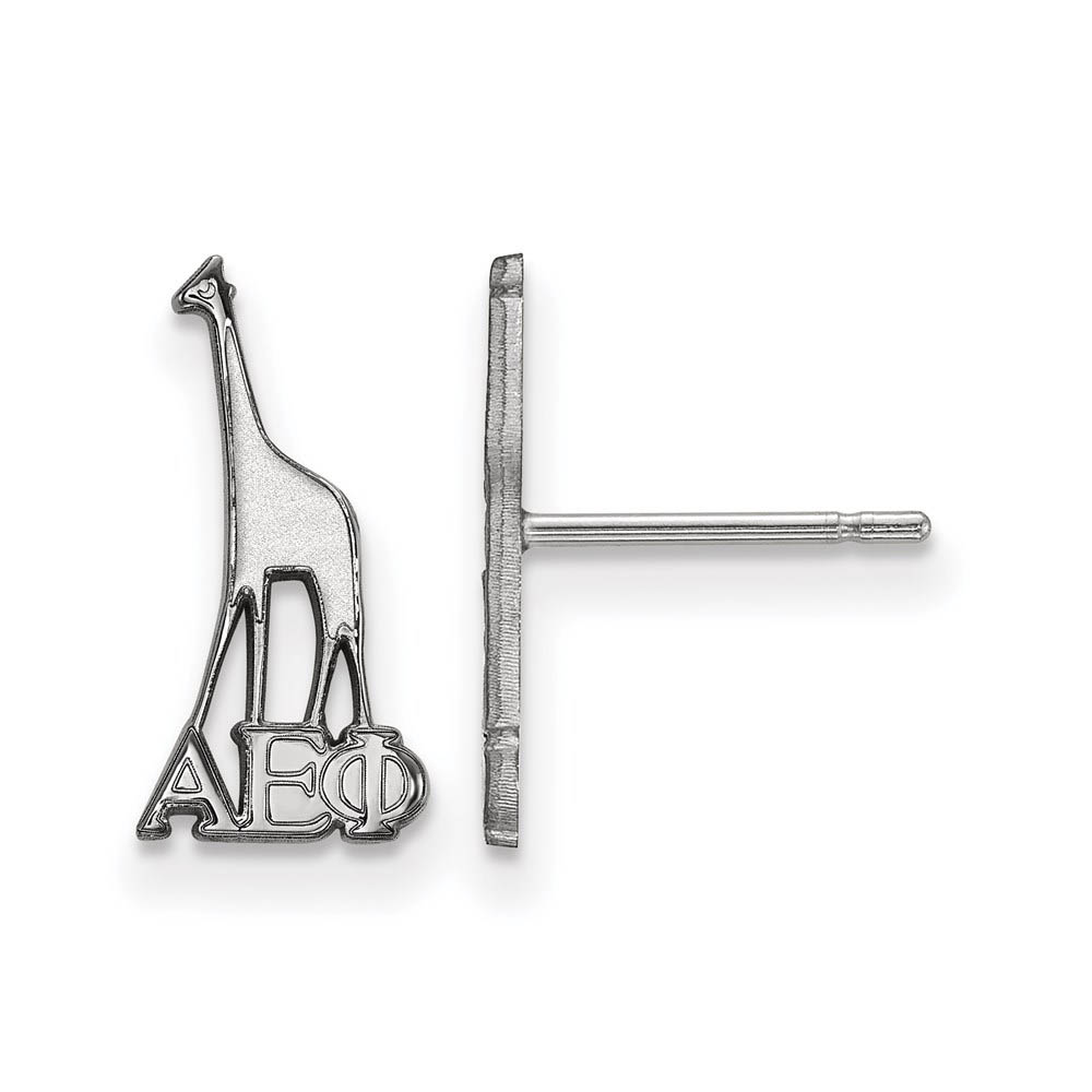 Sterling Silver Alpha Epsilon Phi Post Earrings