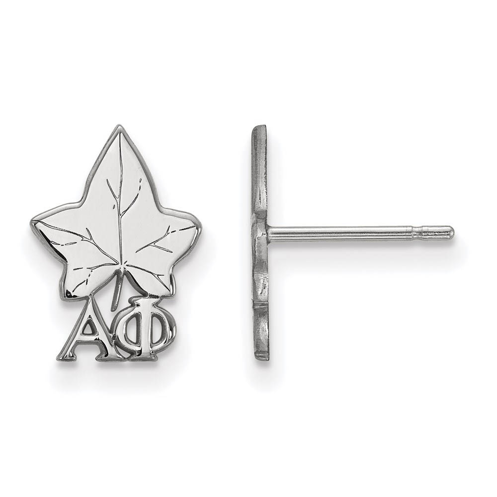Sterling Silver Alpha Phi Post Earrings