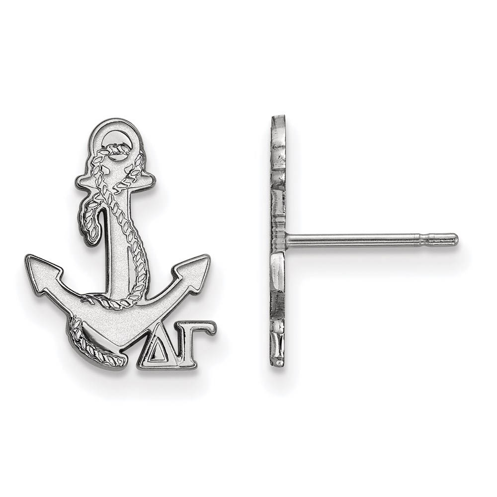 Sterling Silver Delta Gamma Post Earrings