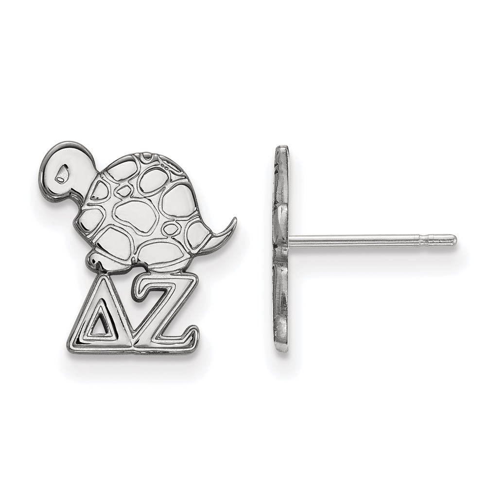 Sterling Silver Delta Zeta Post Earrings