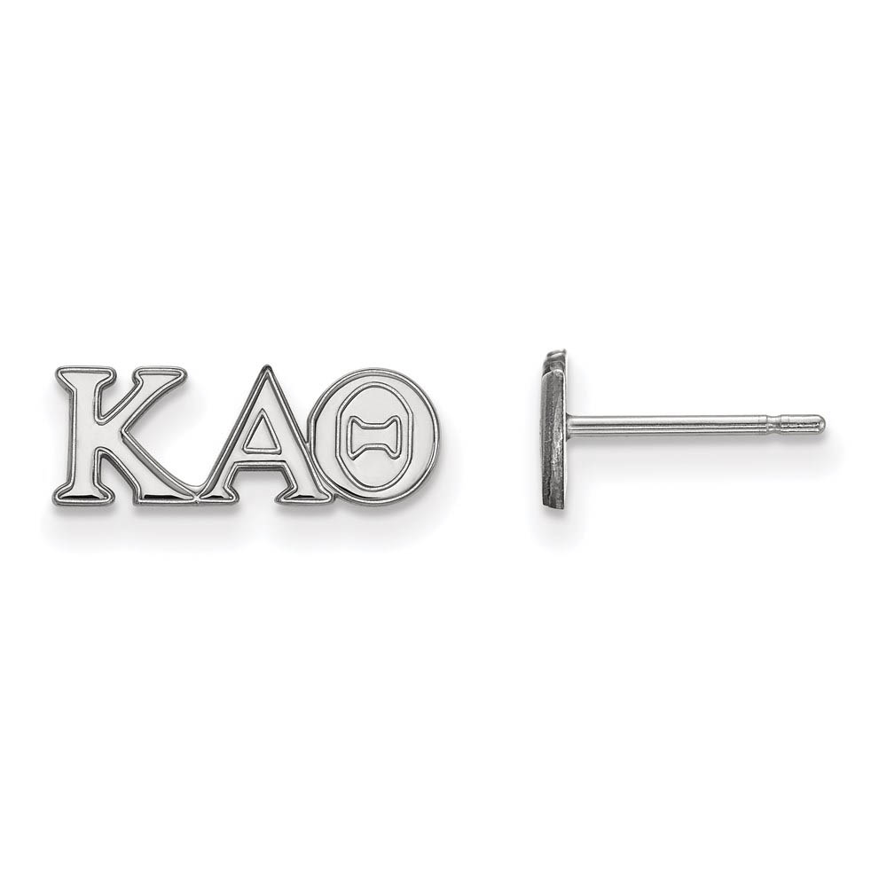 Sterling Silver Kappa Alpha Theta Greek Letters Post Earrings