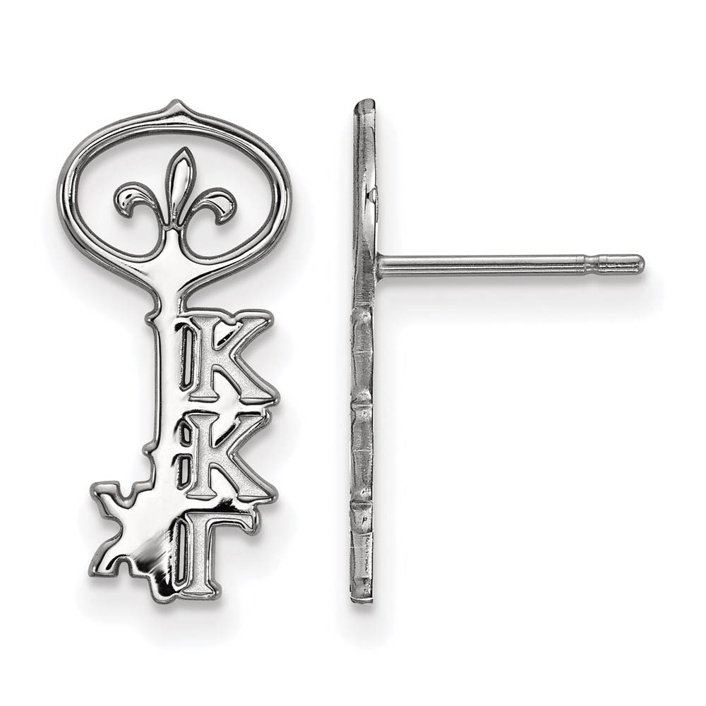 Sterling Silver Kappa Kappa Gamma Post Earrings