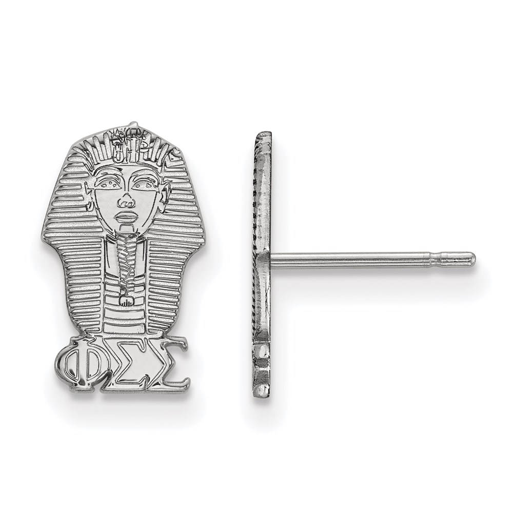 Sterling Silver Phi Sigma Sigma Post Earrings