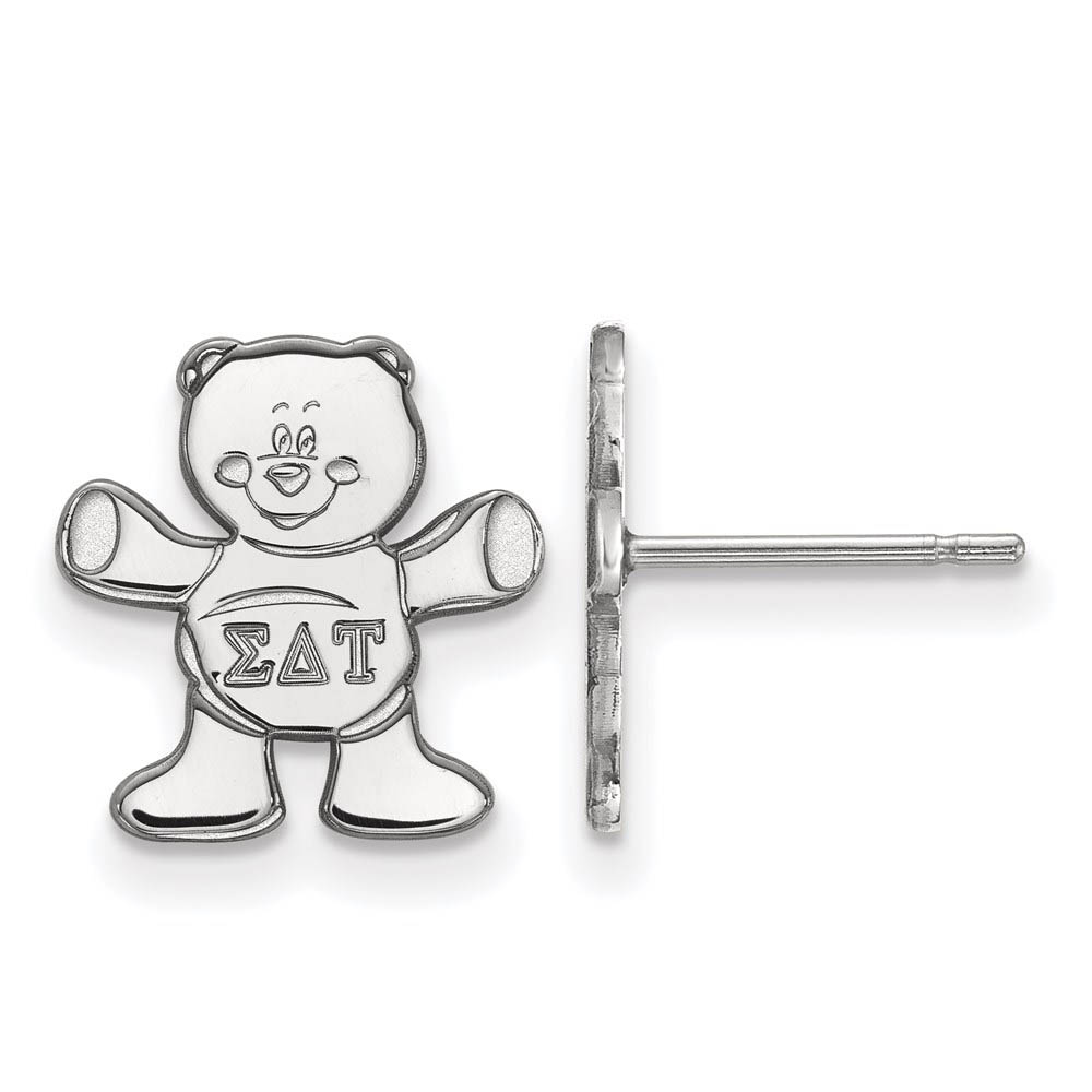 Sterling Silver Sigma Delta Tau Post Earrings