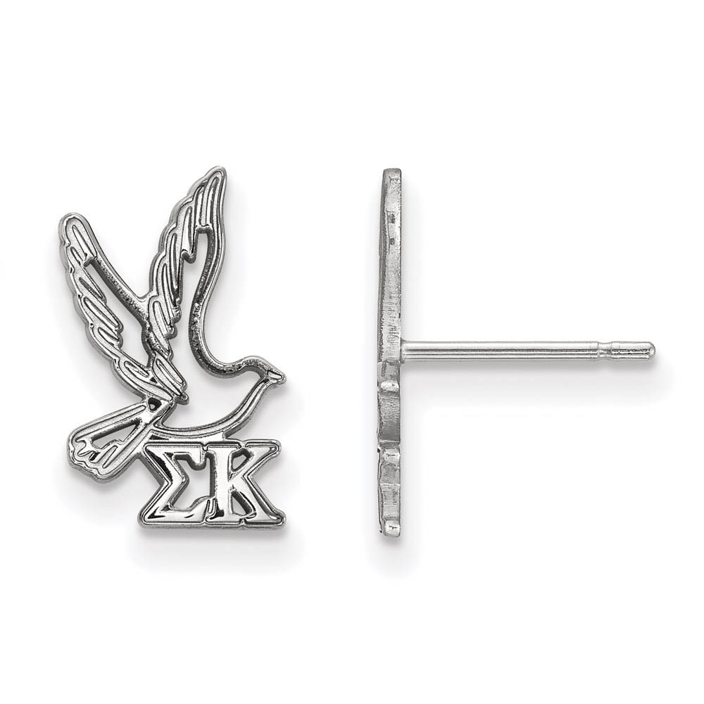 Sterling Silver Sigma Kappa Post Earrings