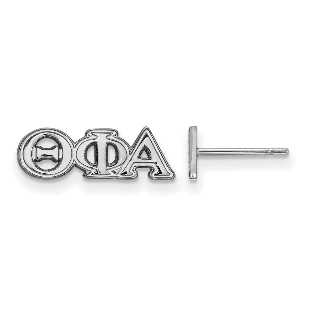 Sterling Silver Theta Phi Alpha Greek Letters Post Earrings