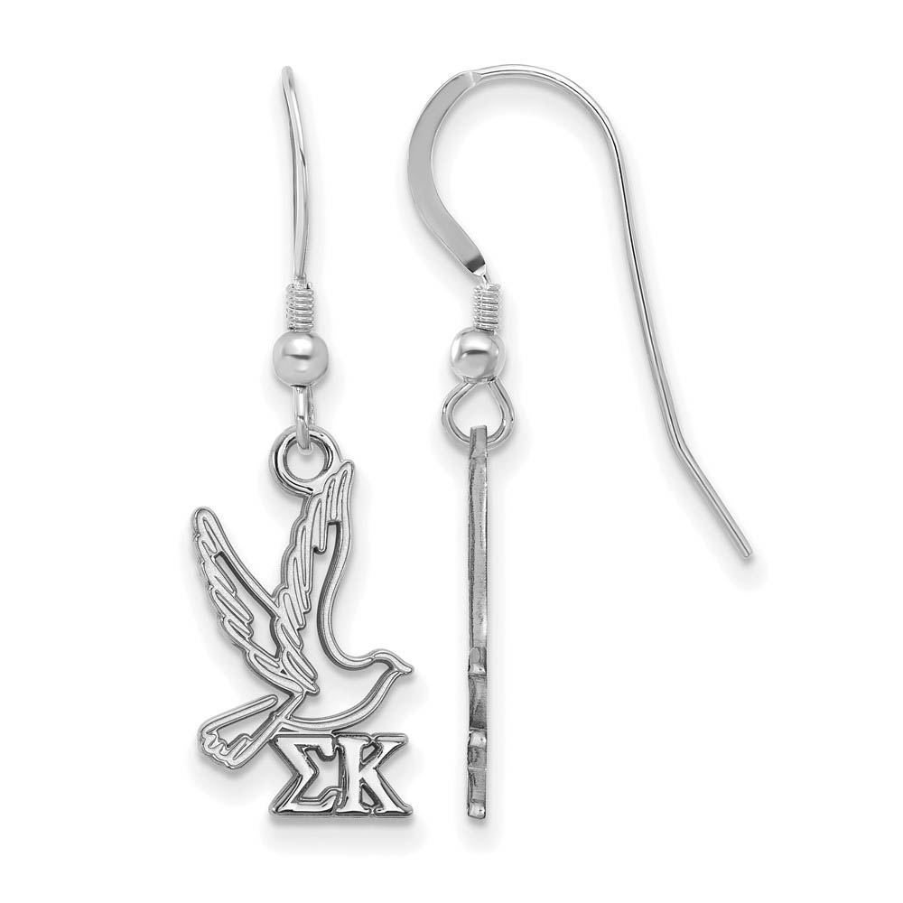 Sterling Silver Sigma Kappa Dangle Earrings