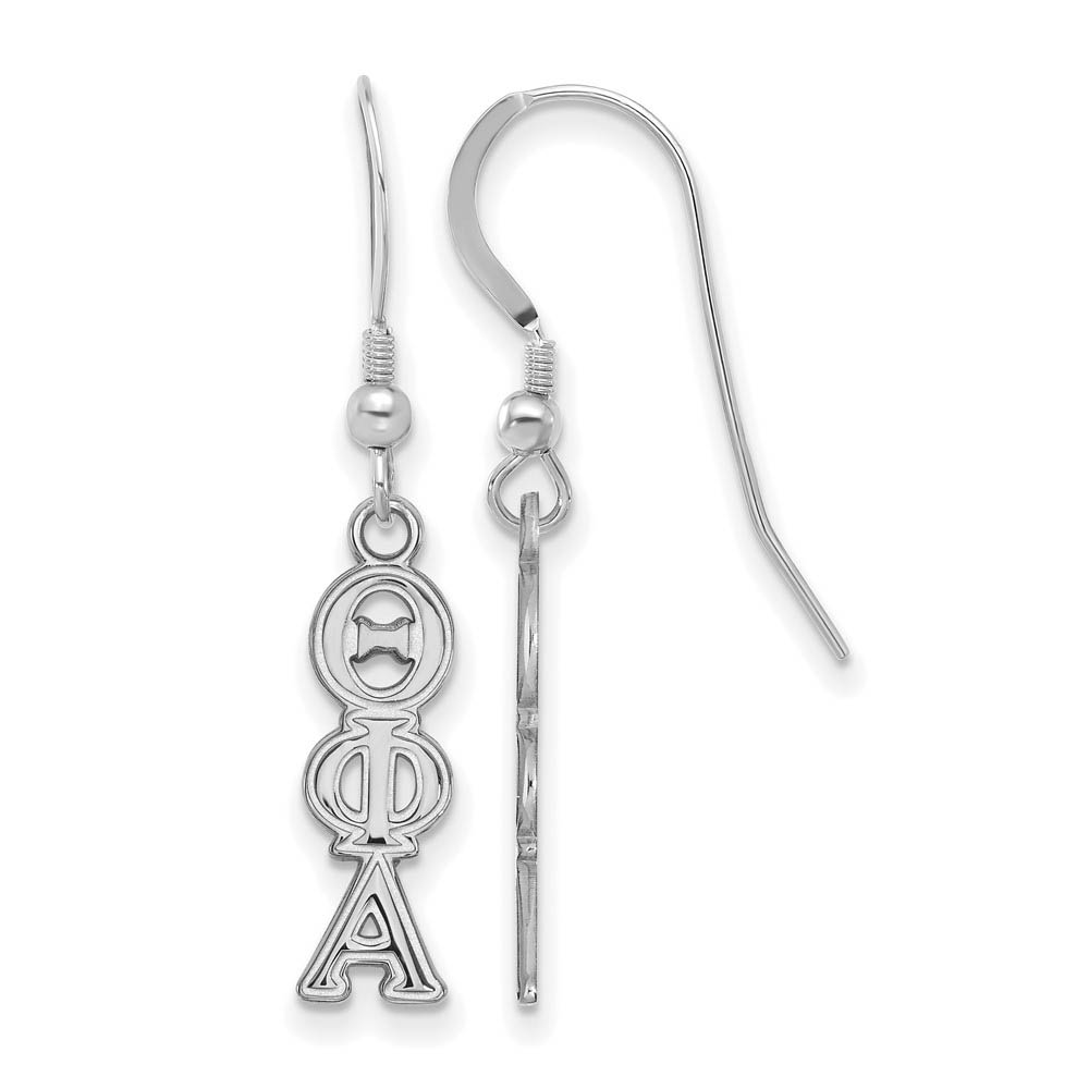 Sterling Silver Theta Phi Alpha Dangle Earrings