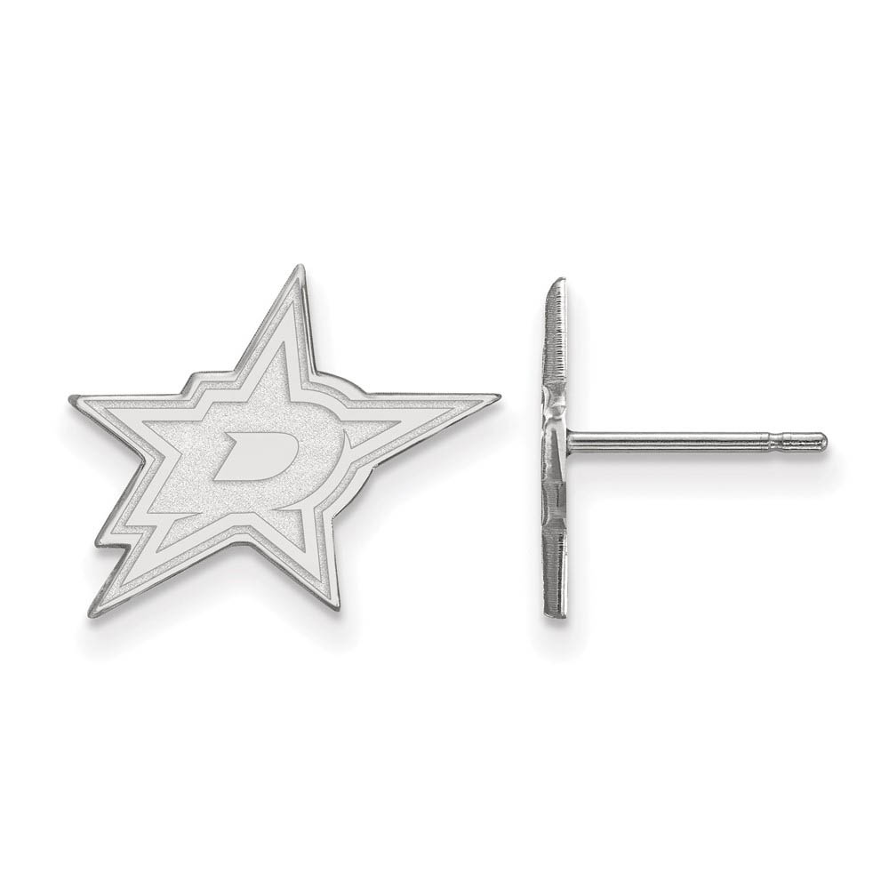 Sterling Silver NHL Dallas Stars Post Earrings