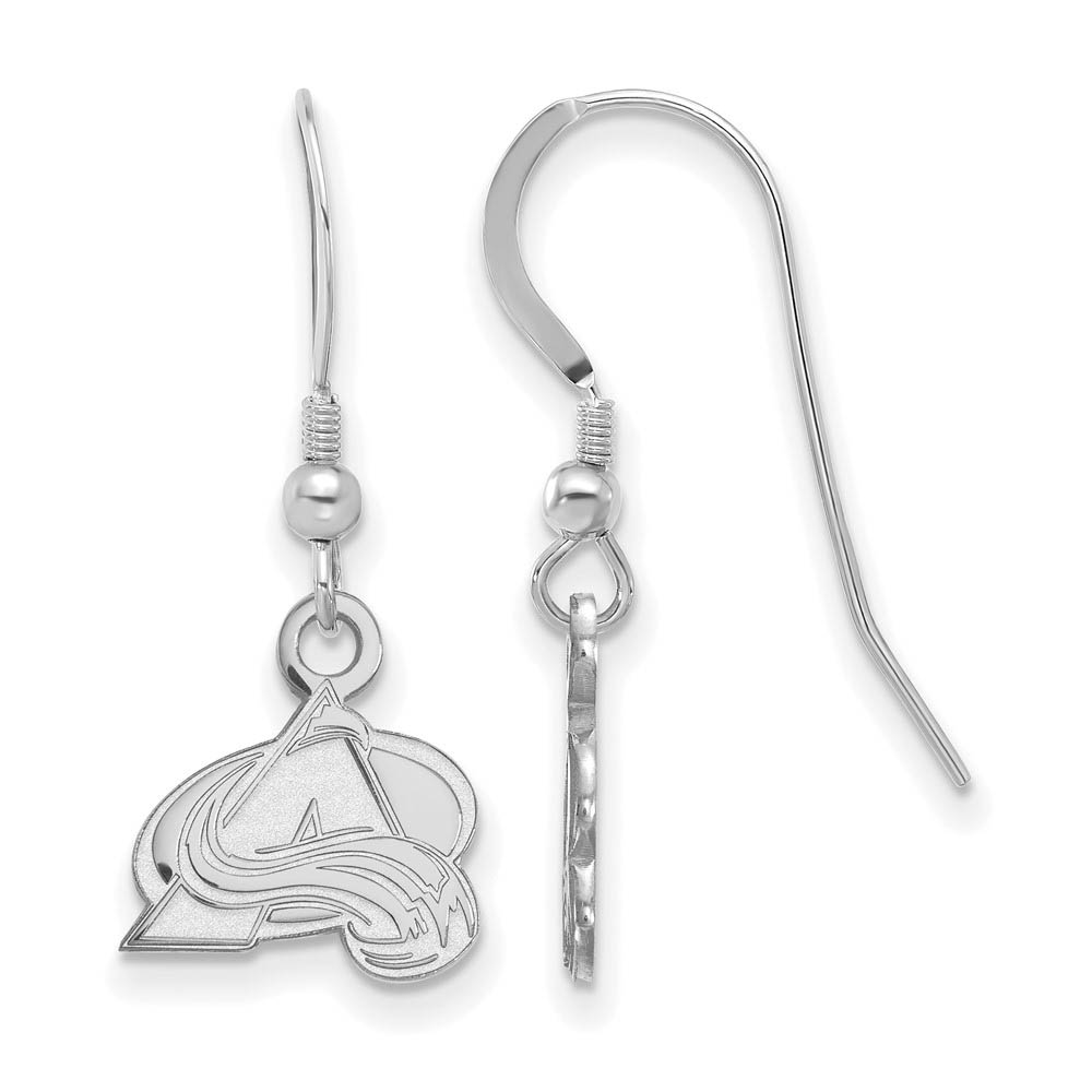 Sterling Silver NHL Colorado Avalanche Dangle Earrings