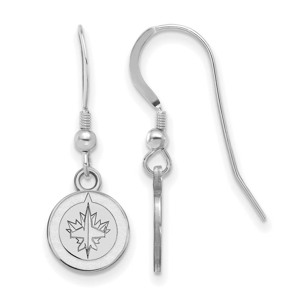 Sterling Silver NHL Winnipeg Jets Dangle Earrings