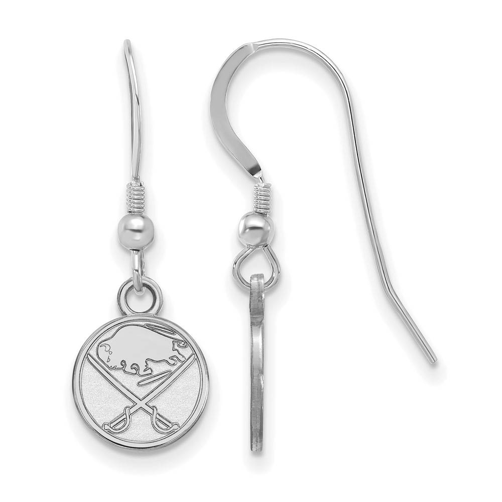Sterling Silver NHL Buffalo Sabres Dangle Earrings