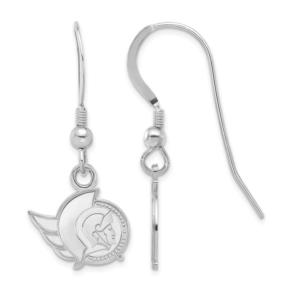 Sterling Silver NHL Ottawa Senators Dangle Earrings