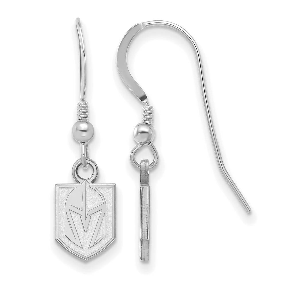 Sterling Silver NHL Vegas Golden Knights Dangle Earrings