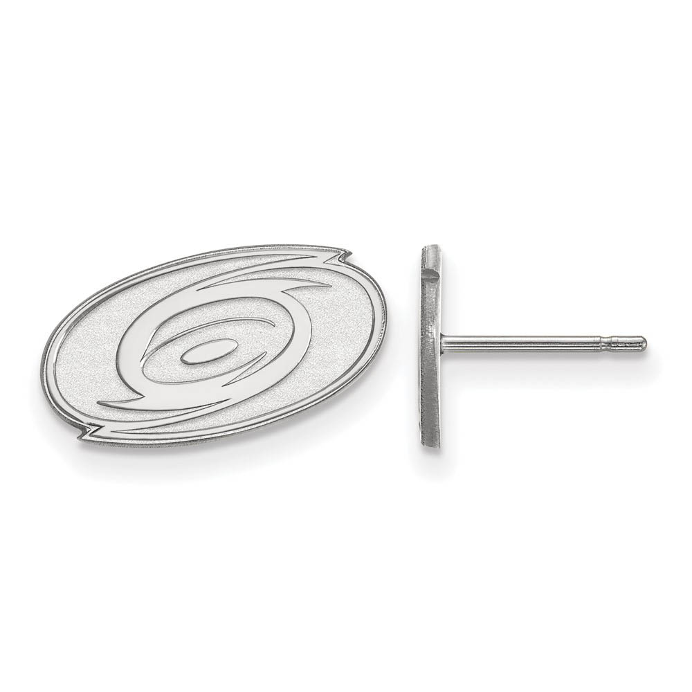 Sterling Silver NHL Carolina Hurricanes Post Earrings