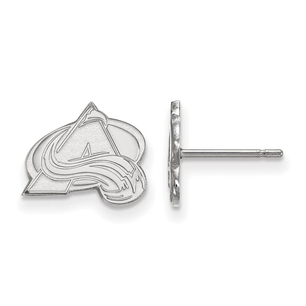 Sterling Silver NHL Colorado Avalanche Post Earrings