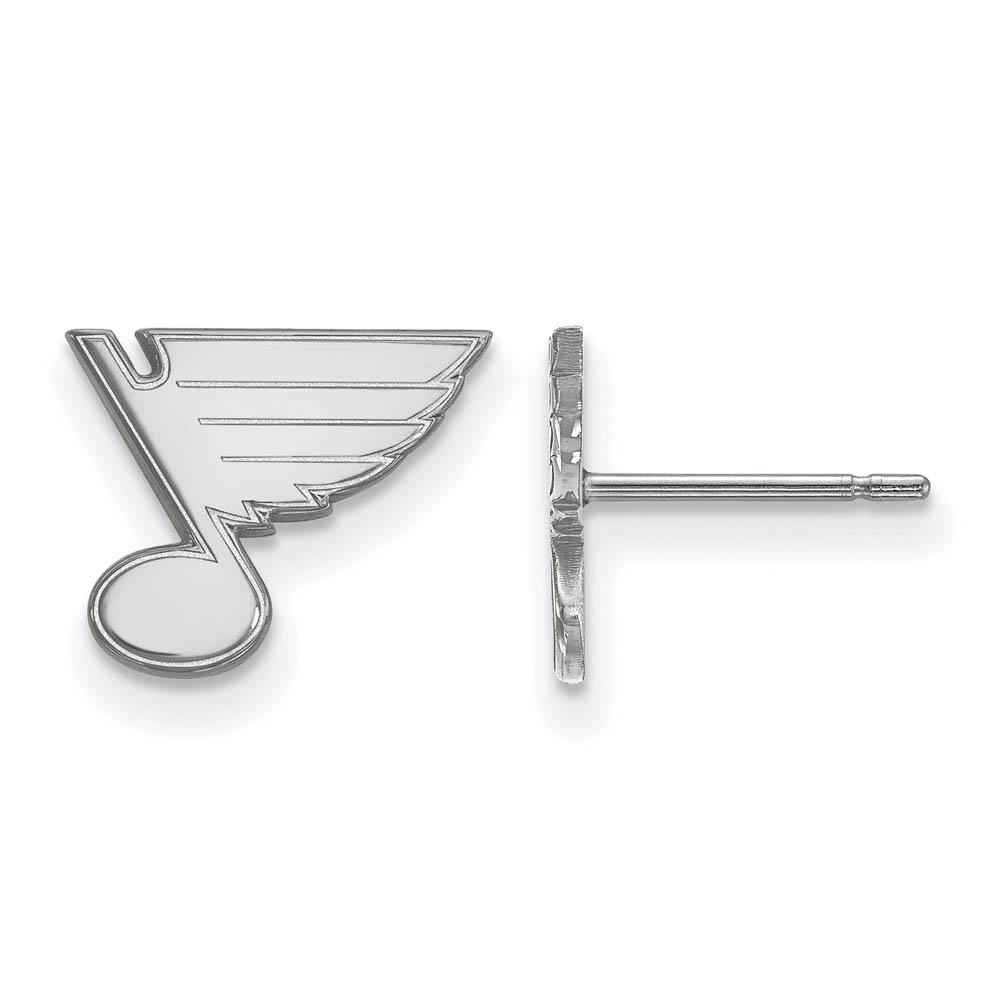 Sterling Silver NHL St. Louis Blues Post Earrings