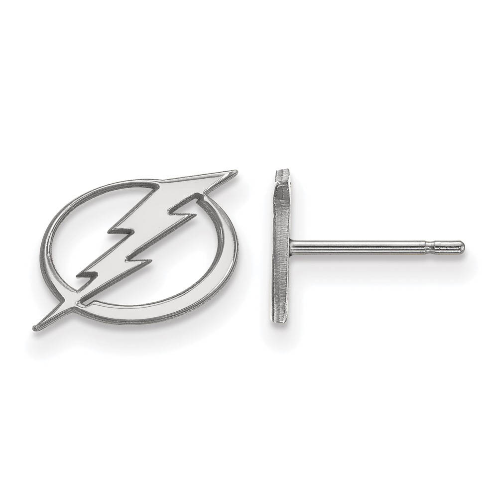 Sterling Silver NHL Tampa Bay Lightning Post Earrings