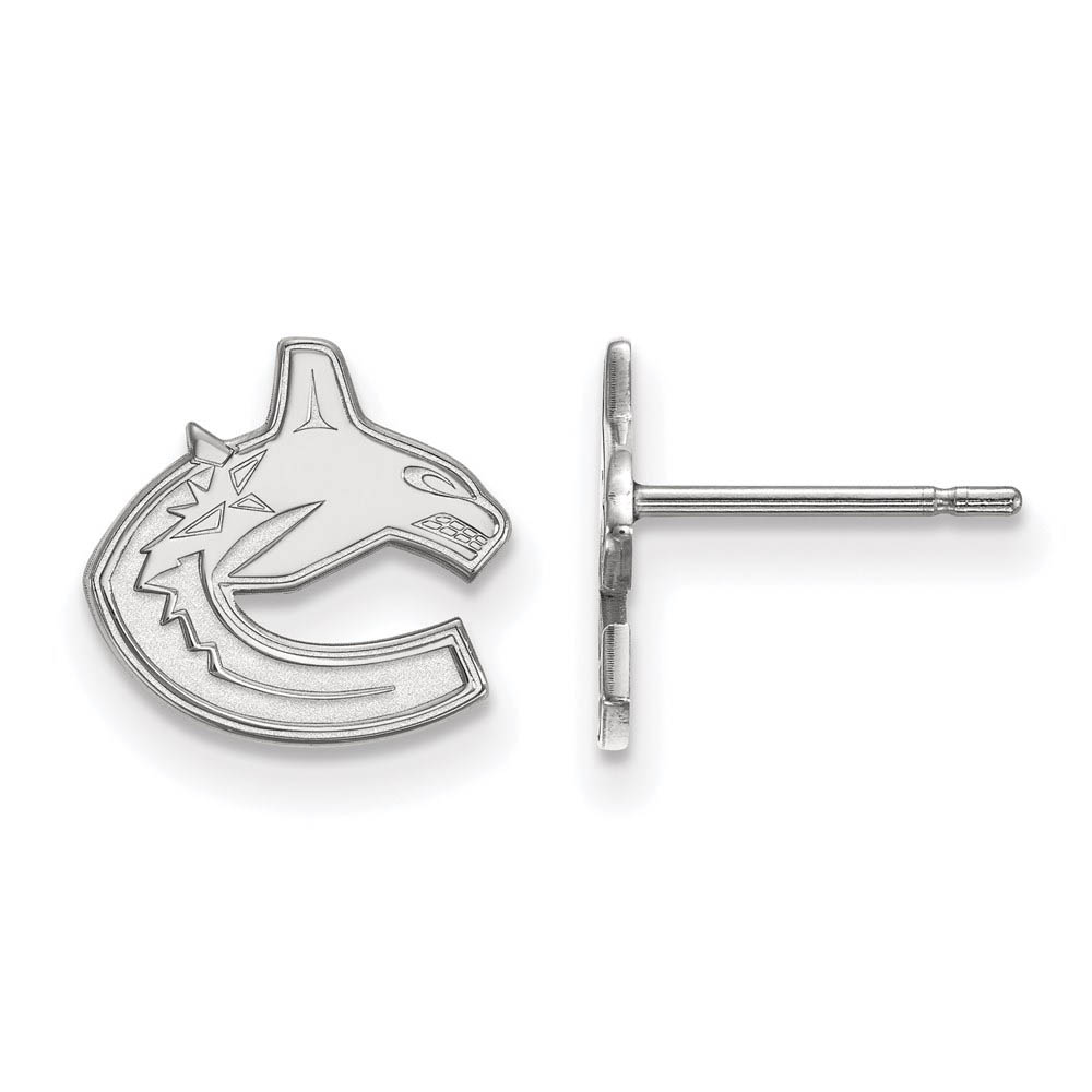 Sterling Silver NHL Vancouver Canucks Post Earrings