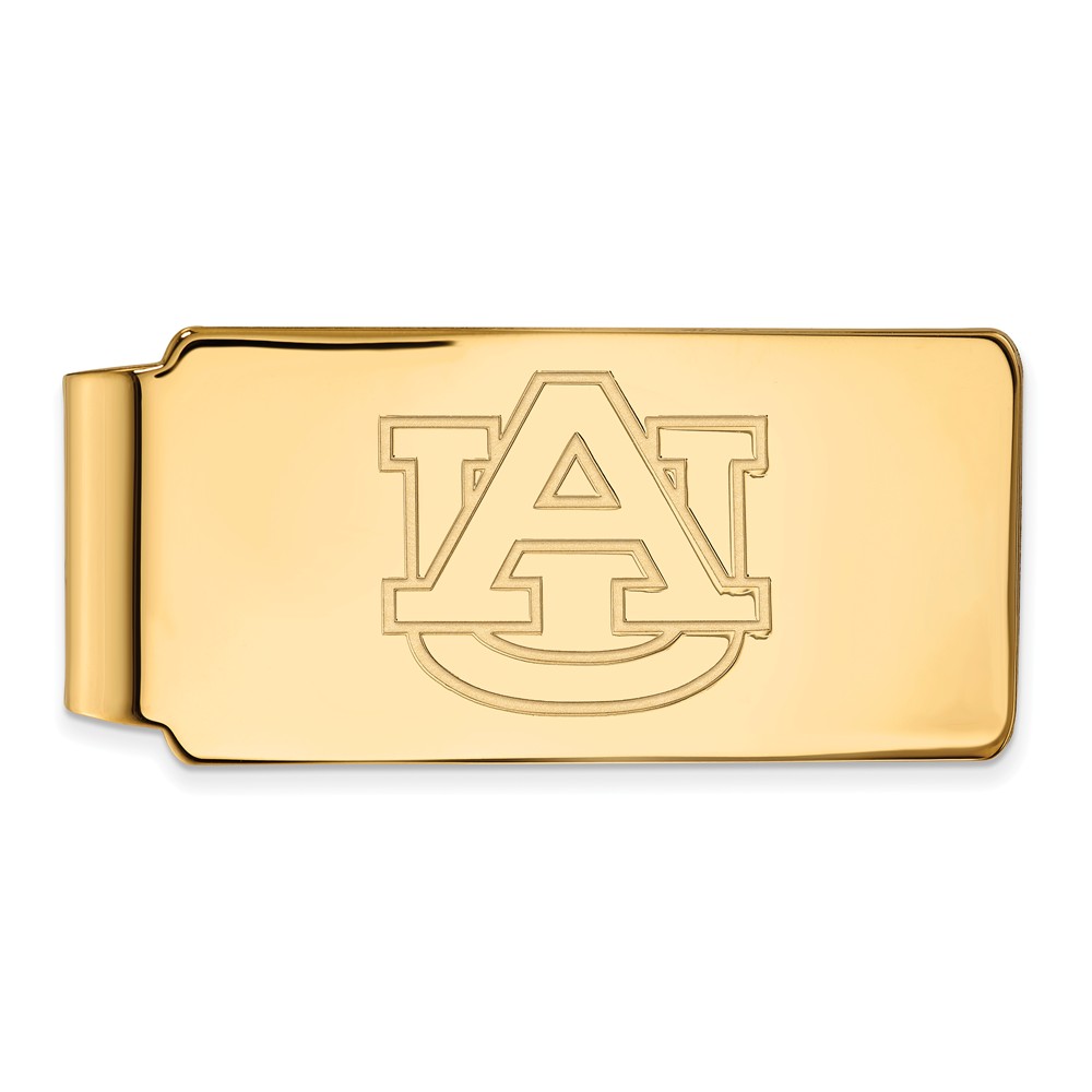 14k Yellow Gold Auburn U Money Clip