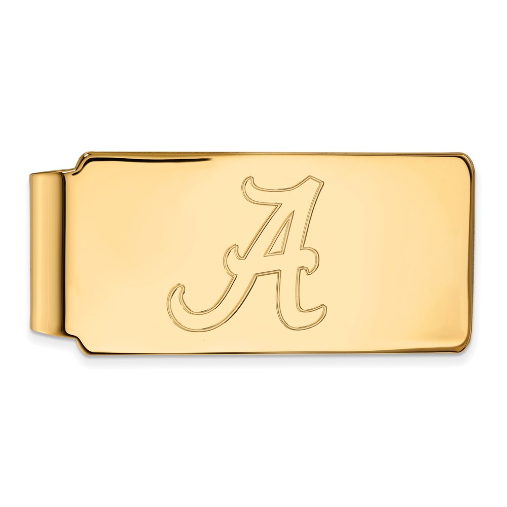 14k Yellow Gold U of Alabama Money Clip