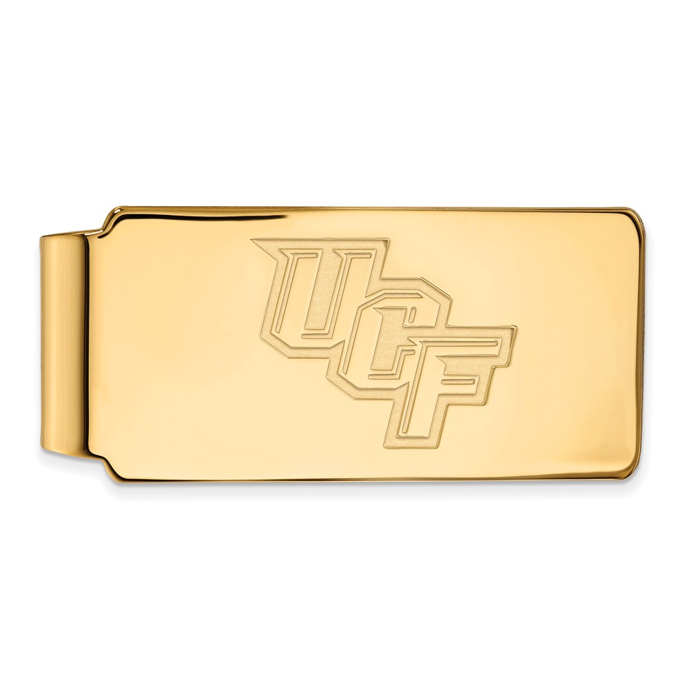 14k Gold Plated Silver U of Central Florida Money Clip