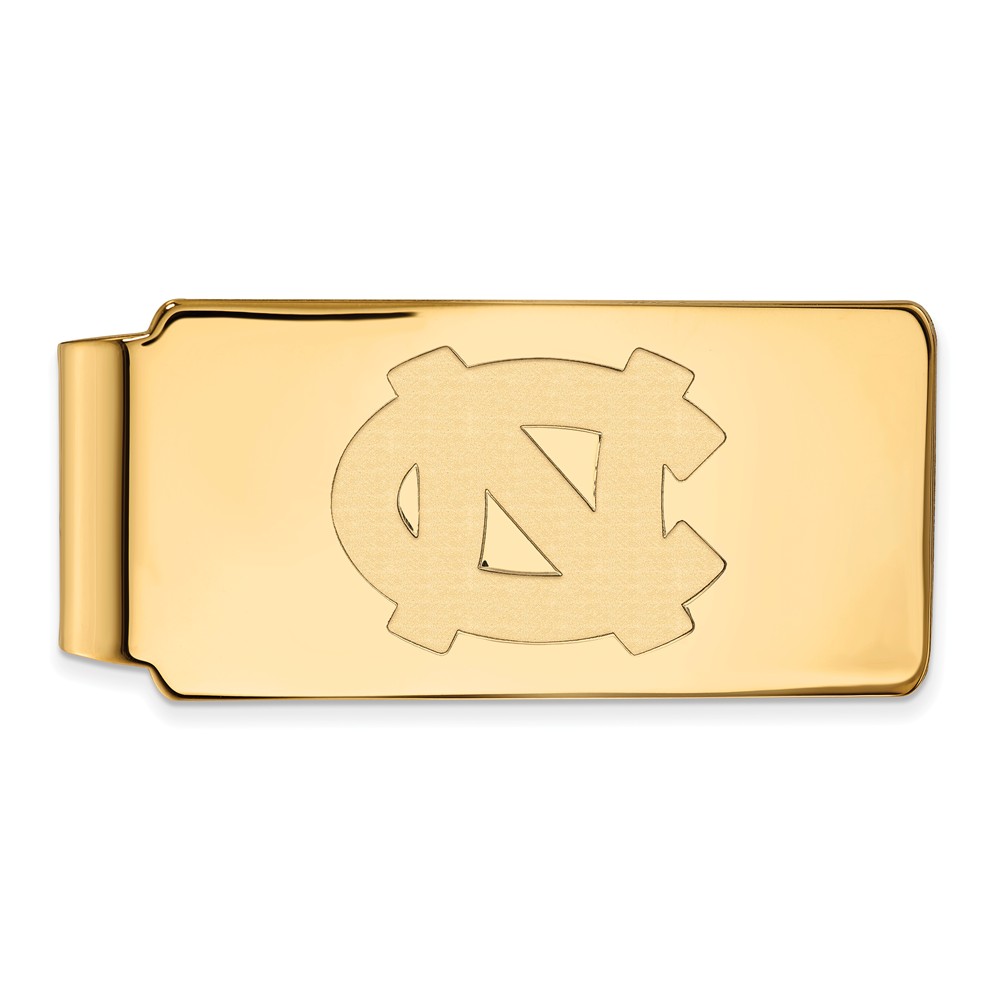14k Gold Plated Silver University of North Carolina Money Clip