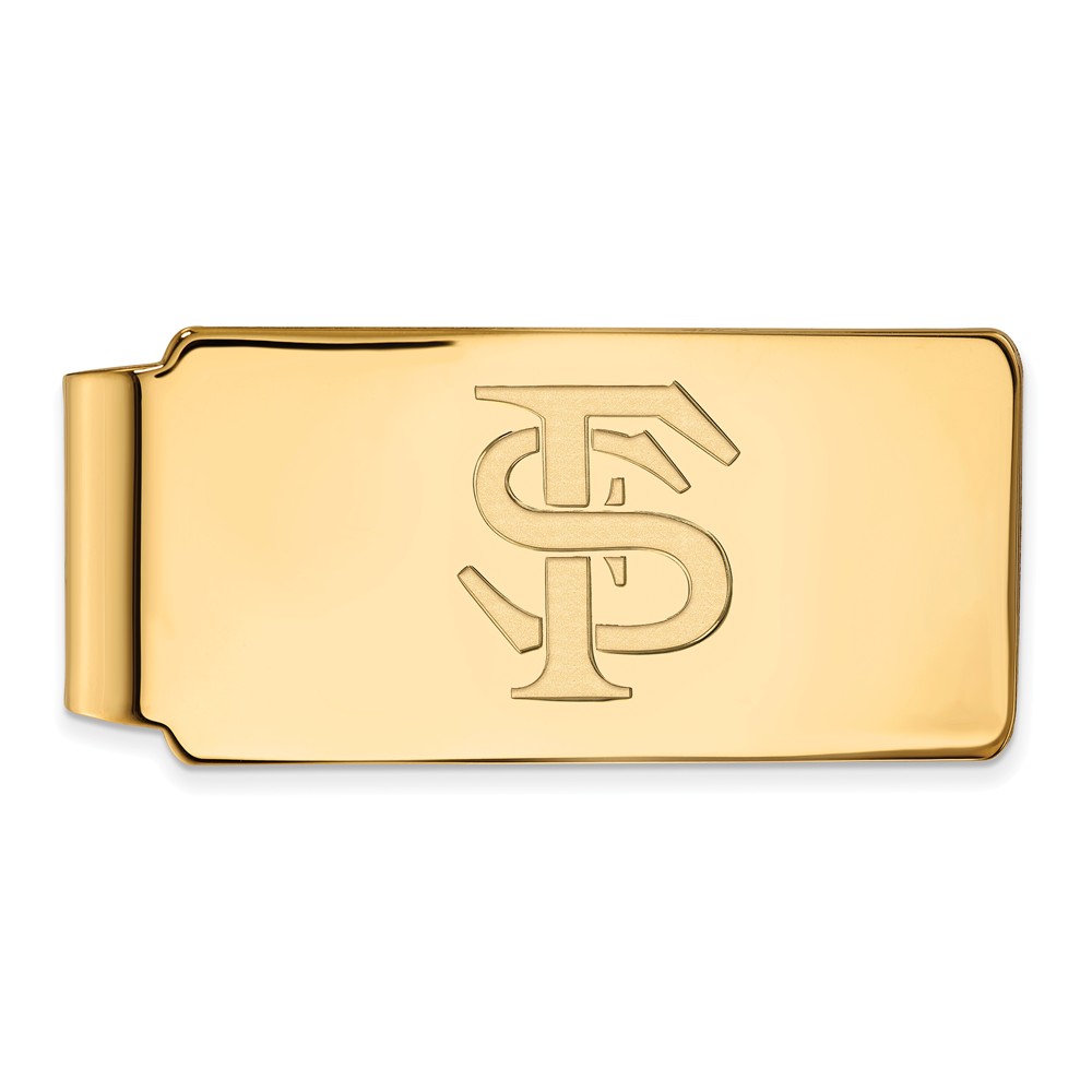 14k Gold Plated Silver Florida State Money Clip