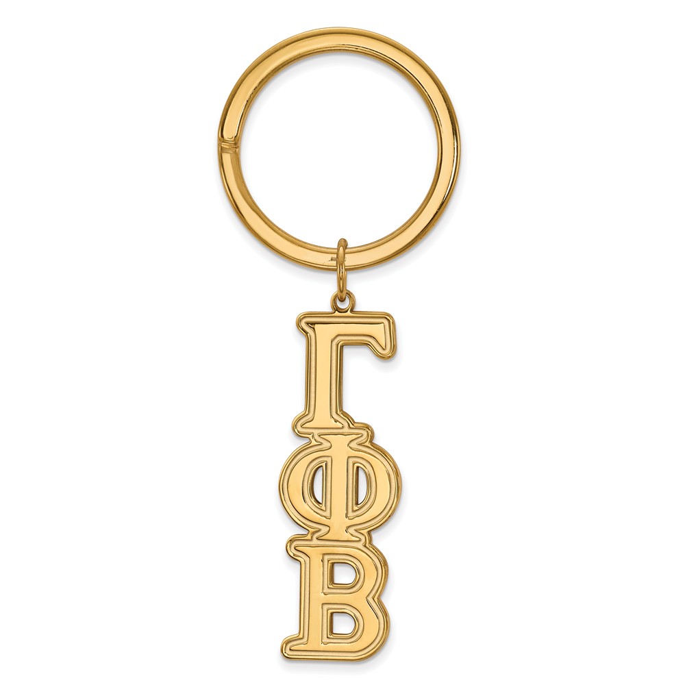 14K Plated Silver Gamma Phi Beta Key Chain