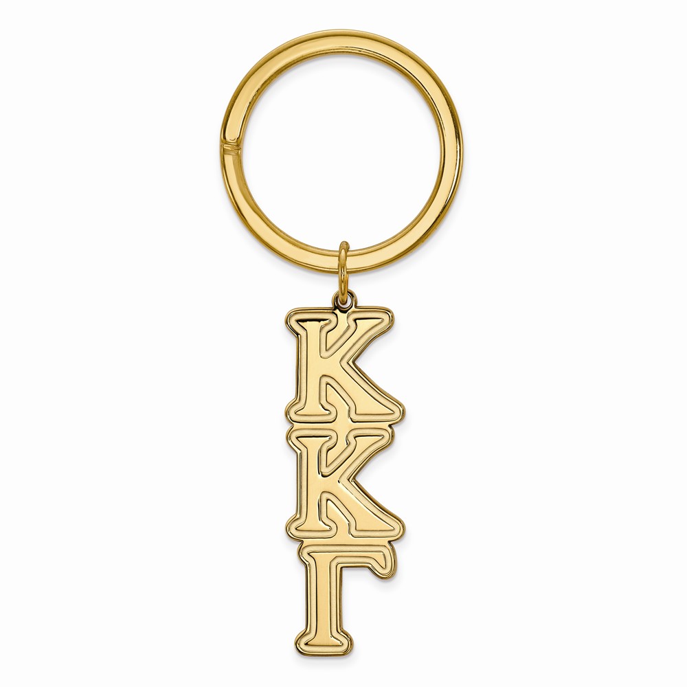 14K Plated Silver Kappa Kappa Gamma Key Chain