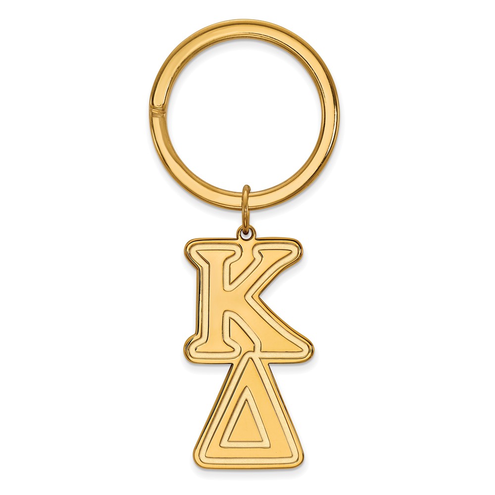 14K Plated Silver Kappa Delta Key Chain