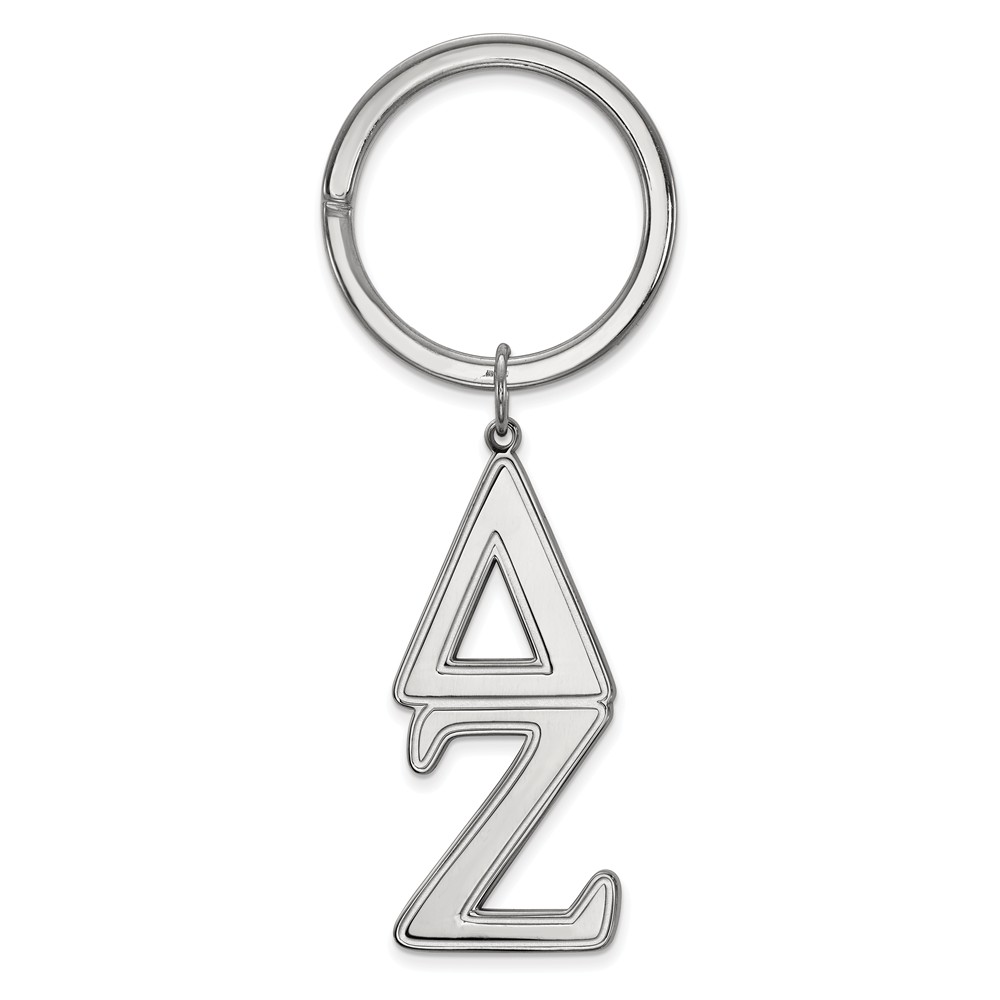 Sterling Silver Delta Zeta Key Chain