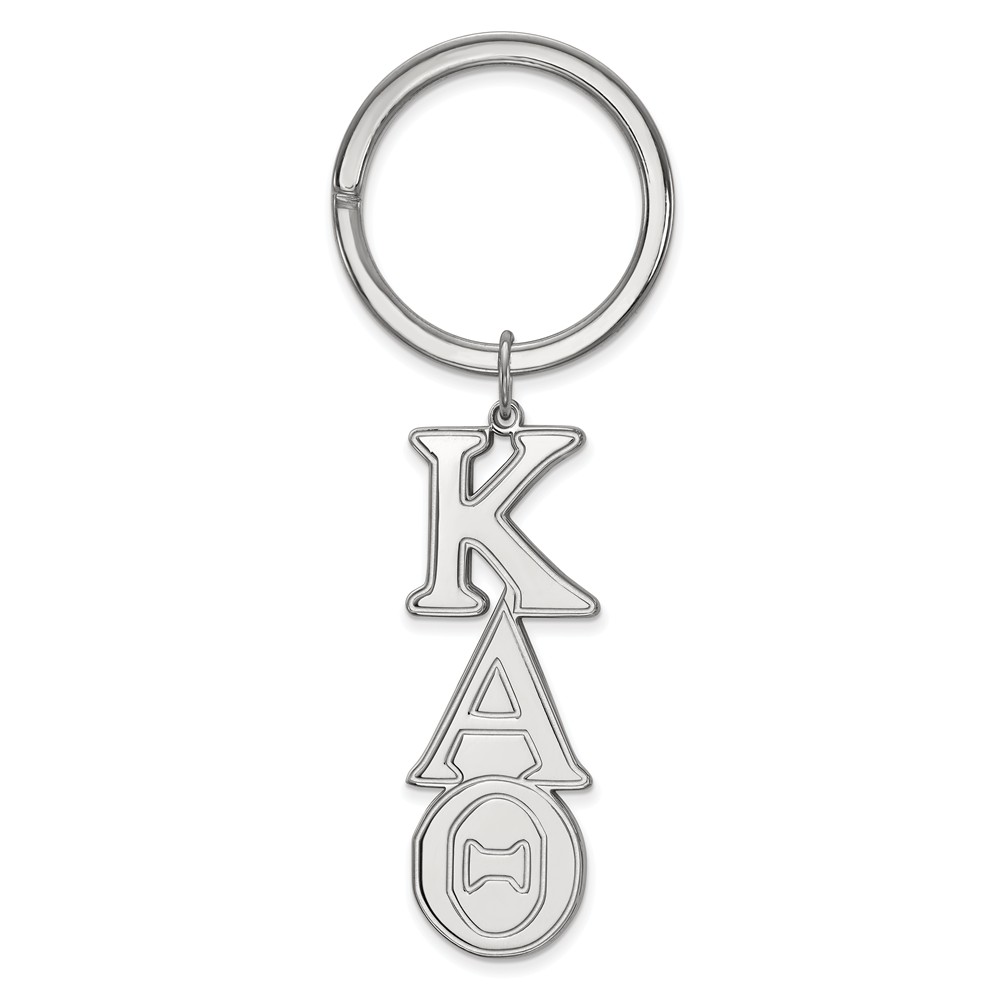 Sterling Silver Kappa Alpha Theta Key Chain