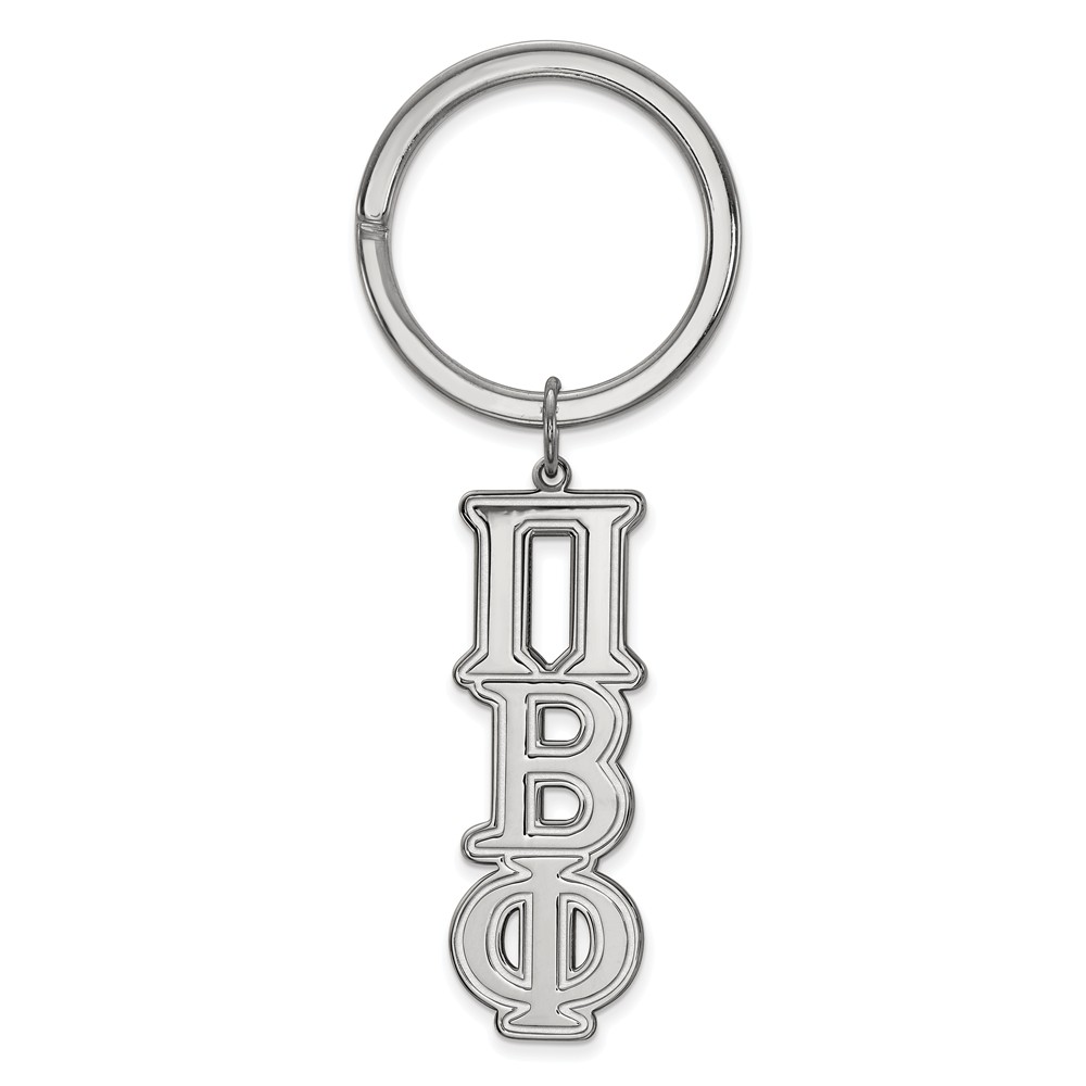 Sterling Silver Pi Beta Phi Key Chain