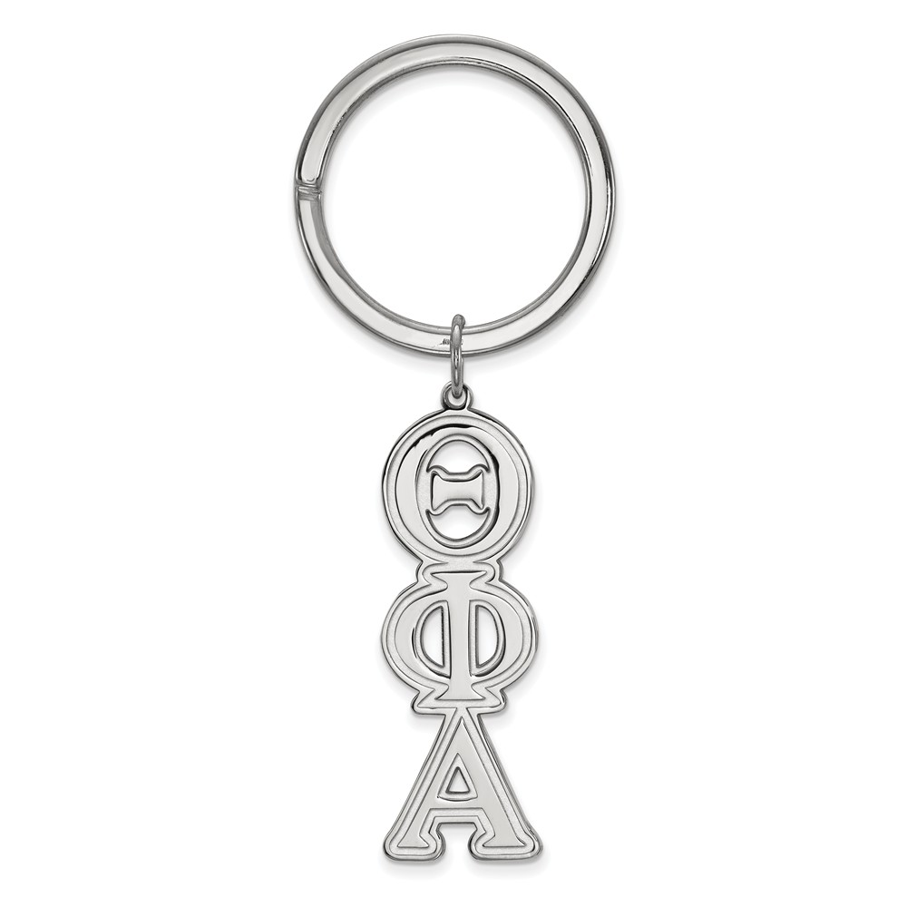 Sterling Silver Theta Phi Alpha Key Chain