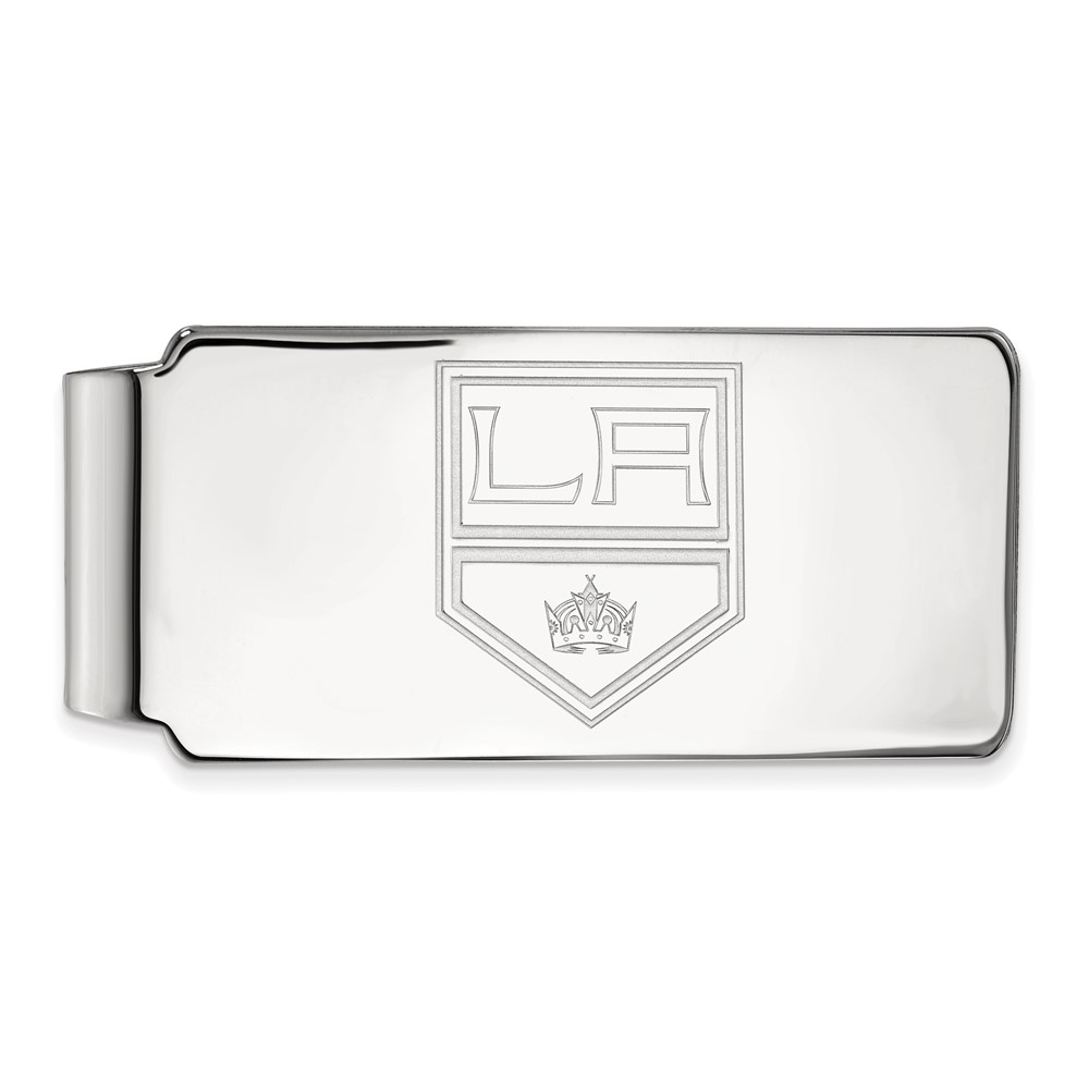 14k White Gold NHL Los Angeles Kings Money Clip