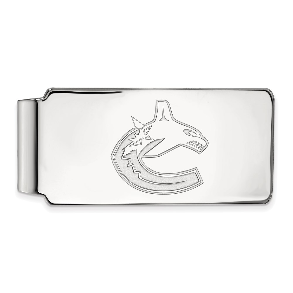 Sterling Silver NHL Vancouver Canucks Money Clip