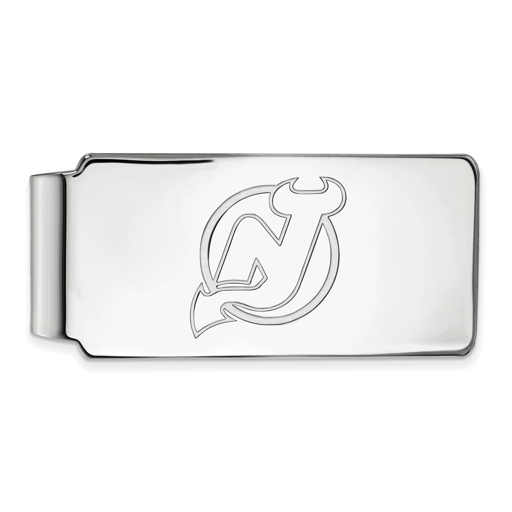 Sterling Silver NHL New Jersey Devils Money Clip