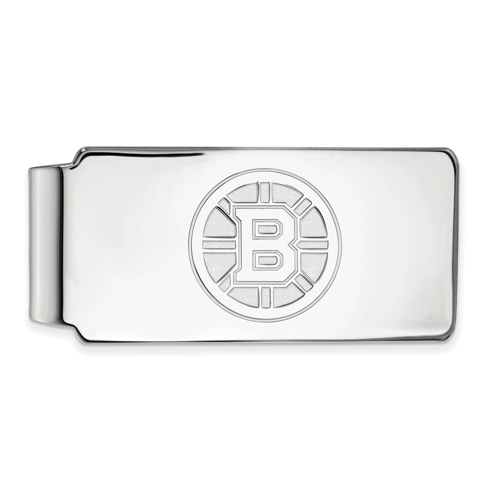 Sterling Silver NHL Boston Bruins Money Clip