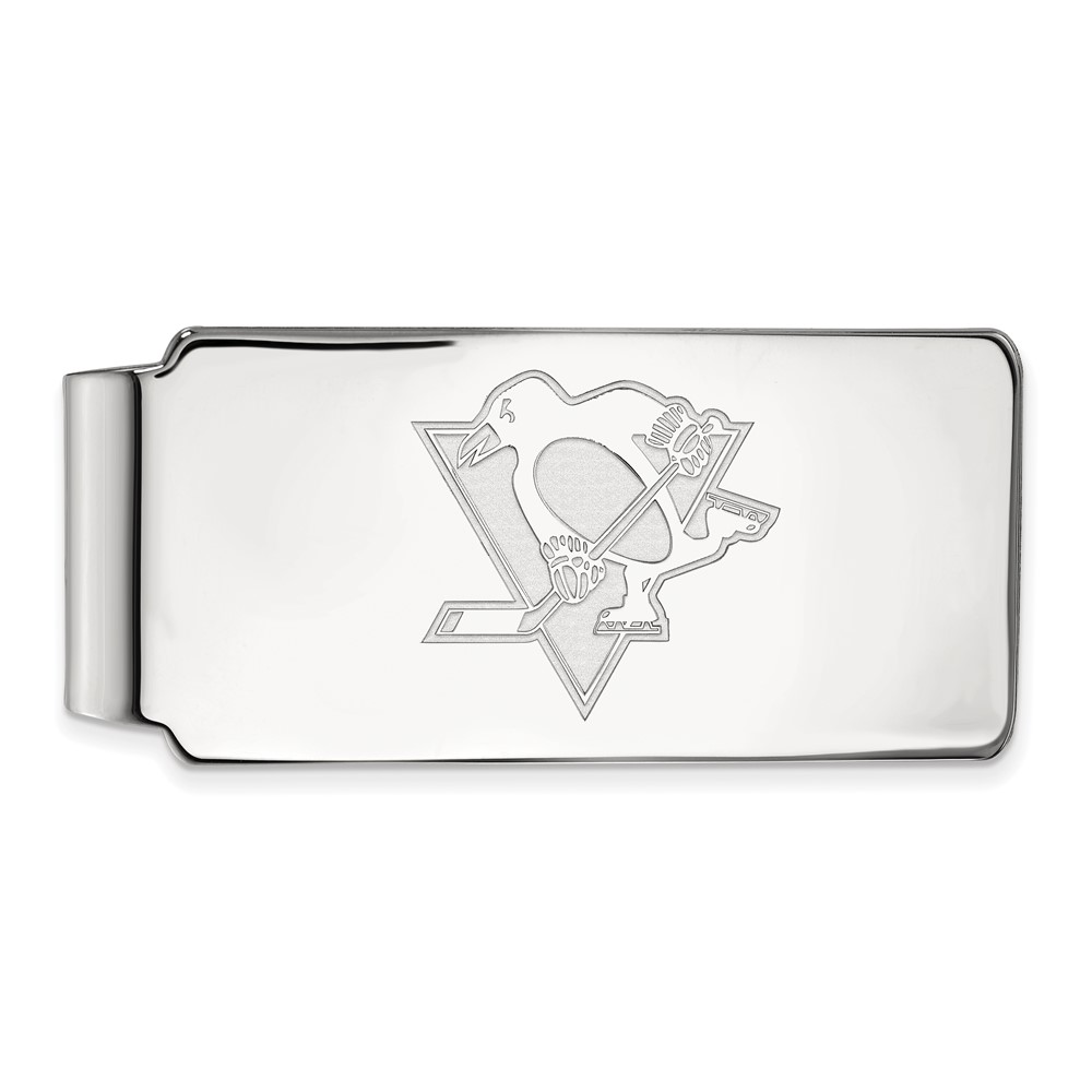 Sterling Silver NHL Pittsburgh Penguins Money Clip
