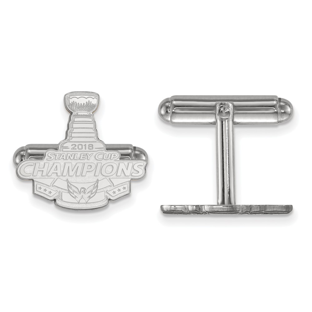 Sterling Silver 2018 Stanley Cup Capitals Cuff Links