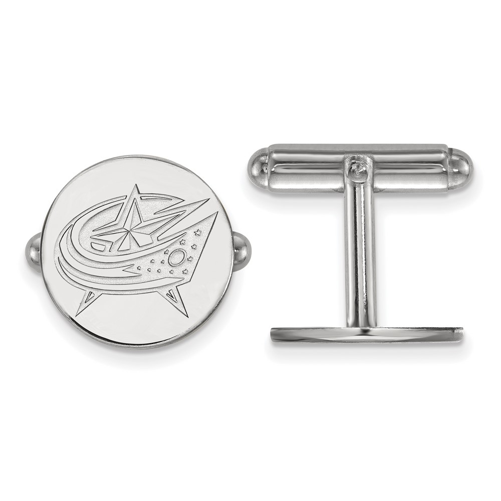 Sterling Silver NHL Columbus Blue Jackets Cuff Links