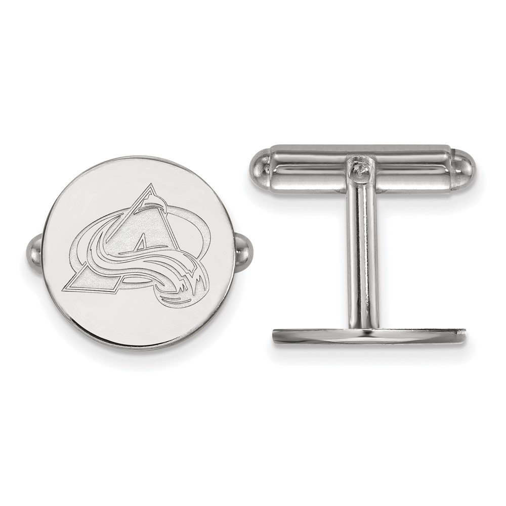 Sterling Silver NHL Colorado Avalanche Cuff Links