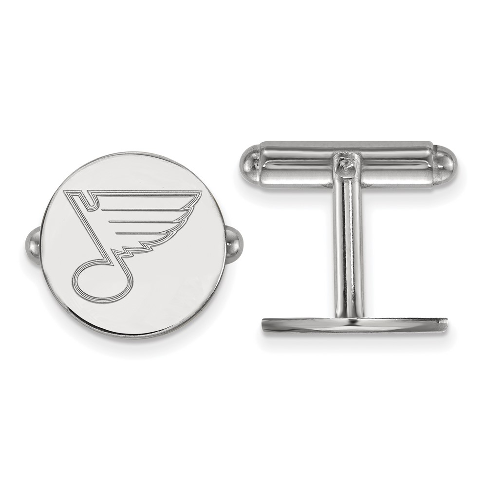 Sterling Silver NHL St. Louis Blues Cuff Links
